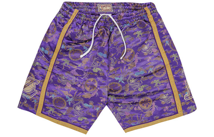 Mitchell Ness Basketball Shorts Unisex Purple