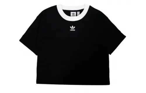 Adidas Originals Crop Tops Women's Crew Neck Moderate