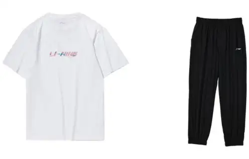 Li Ning Casual Sportswear Men's Crew Neck Moderate