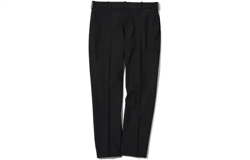 UNIQLO Casual Pants Men's Black Moderate Straight Fit Pants