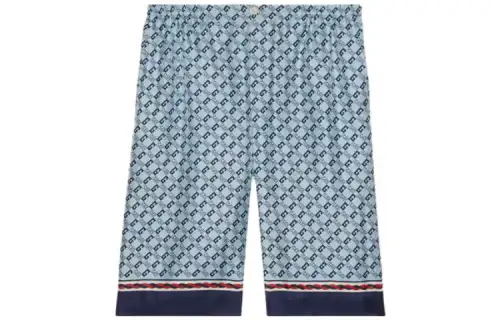 GUCCI Monogram Pattern Knee-Length Shorts