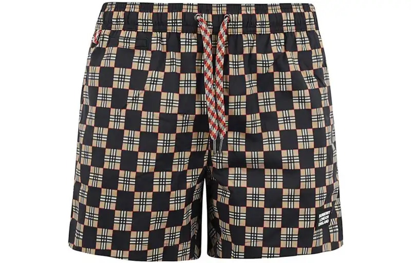 Burberry Casual Shorts Men's Black Moderate