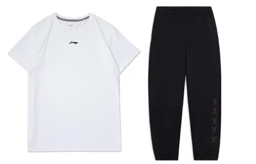 Li Ning Casual Sportswear Men's Crew Neck Moderate