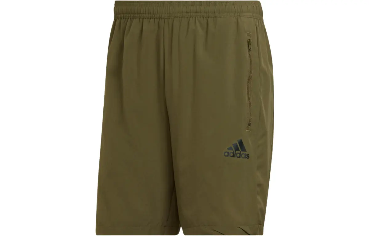 Adidas Casual Shorts Men's Dark Olive Green Thin