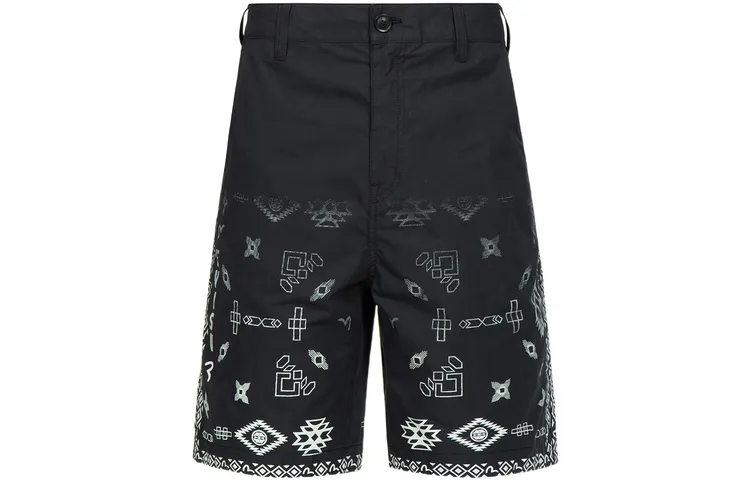 EVISU SS23 Casual Shorts Men's Black