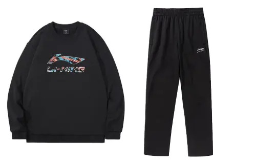 Li Ning Casual Sportswear Men's Crew Neck Moderate