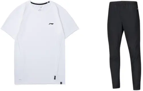 Li Ning Casual Sportswear Men's Crew Neck Moderate