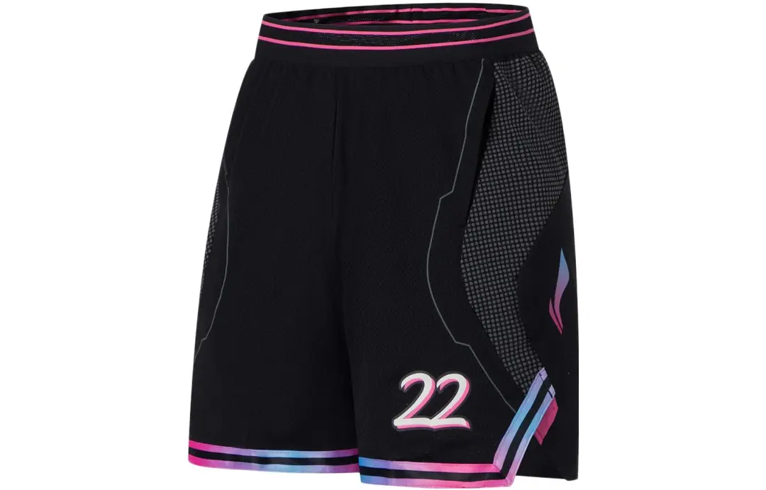 Li Ning Sports Basketball Collection Basketball Shorts Men's Black
