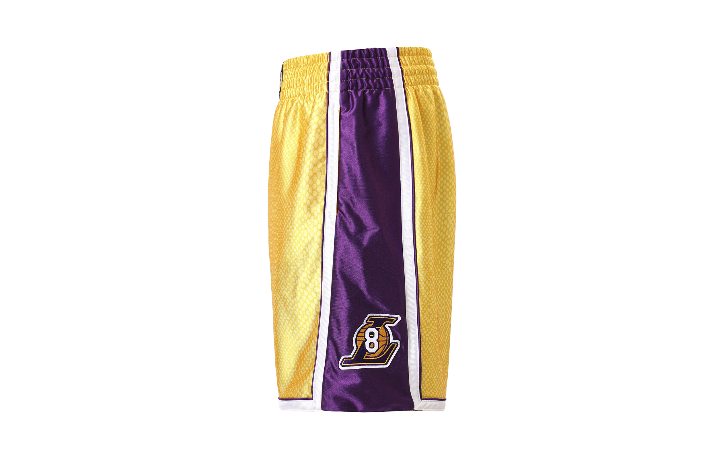 Mitchell & Ness Reversible Los Angeles Lakers Kobe Bryant Loose Basketball Pants Men's Gold Purple