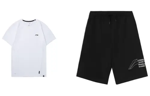 Li Ning Casual Sportswear Men's Crew Neck Moderate