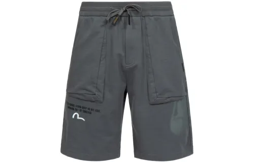 EVISU Casual Shorts Men's Dark Gray