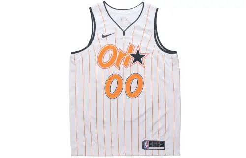 Nike NBA City Edition Sports Breathable Basketball Vest SW Fan Edition 20-21 Season Orlando Magic Gordon No. 00 Men's White