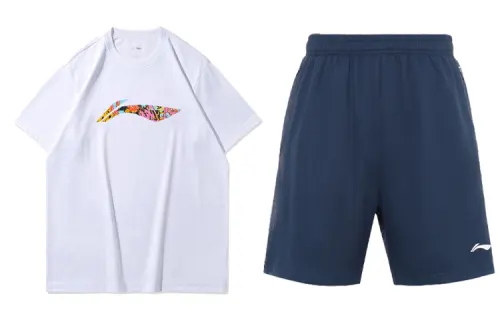 Li Ning Casual Sportswear Men's Crew Neck Moderate