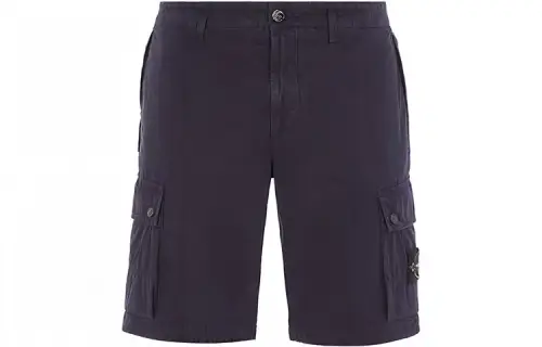 STONE ISLAND Casual Shorts Men's Dark Blue Moderate