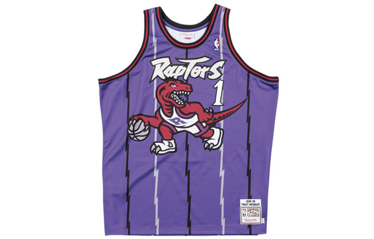 Mitchell Ness «NBA Toronto Raptors 98 Tracy Mcgrady» authentic road jersey