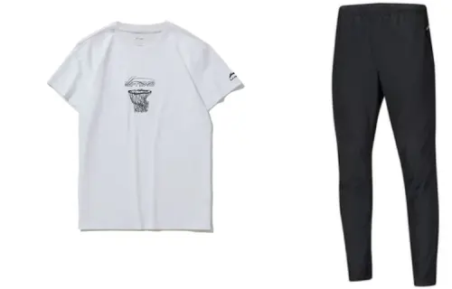 Li Ning Casual Sportswear Men's Crew Neck Moderate