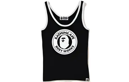 A BATHING APE Head Series Tank Tops Women's Straight Fit