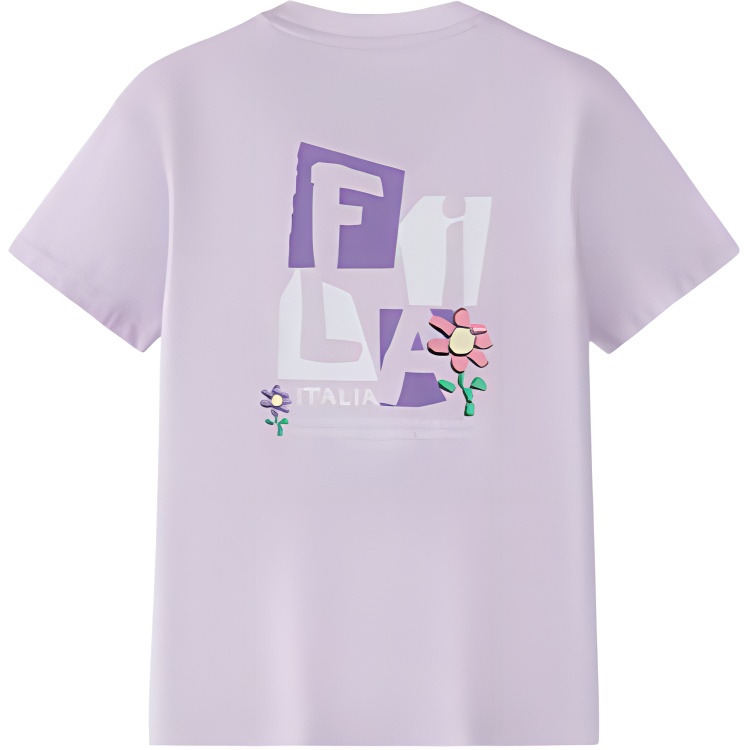 Футболка Fila KIDSTim Lahan T (фиолетовая) — фото 2