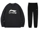 Li Ning Casual Sportswear Men's Crew Neck Moderate