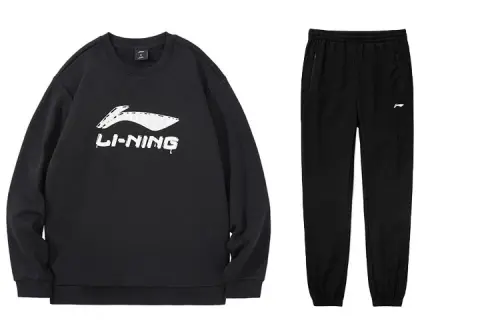 Li Ning Casual Sportswear Men's Crew Neck Moderate