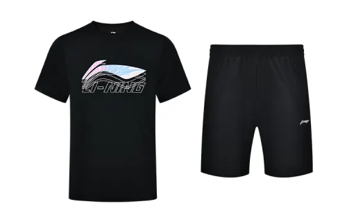 Li Ning Casual Sportswear Men's Crew Neck Moderate