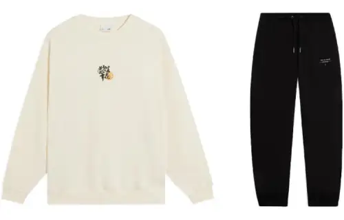 Li Ning Casual Sportswear Men's Crew Neck Moderate