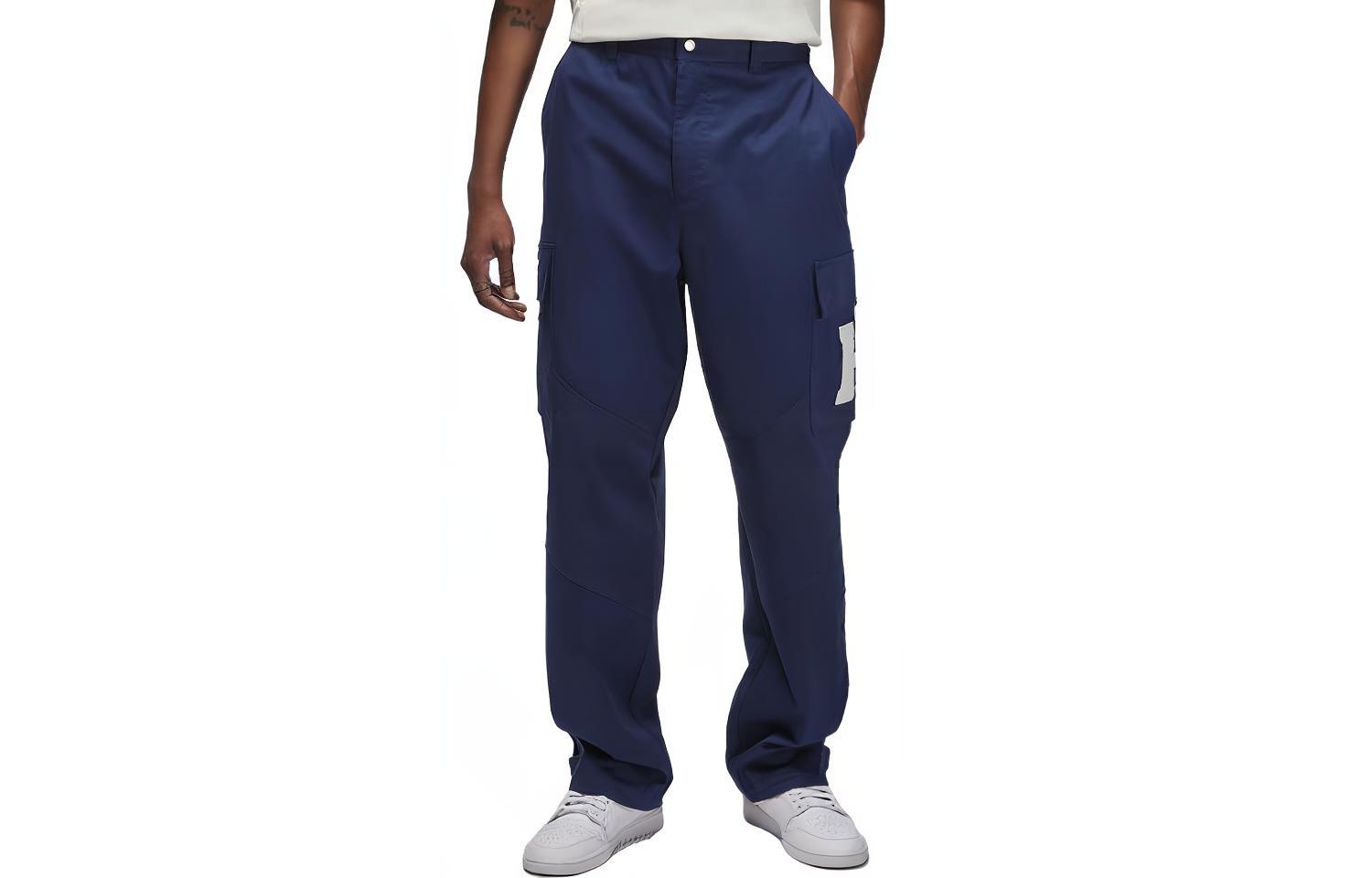 Jordan x Howard University Casual Pants Men's Marine Blue