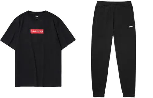 Li Ning Casual Sportswear Men's Crew Neck Moderate