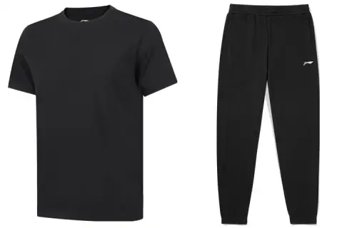 Li Ning Casual Sportswear Men's Crew Neck Moderate