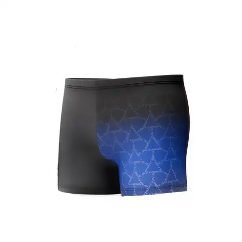Li Ning Swimming Shorts Men's Black Blue