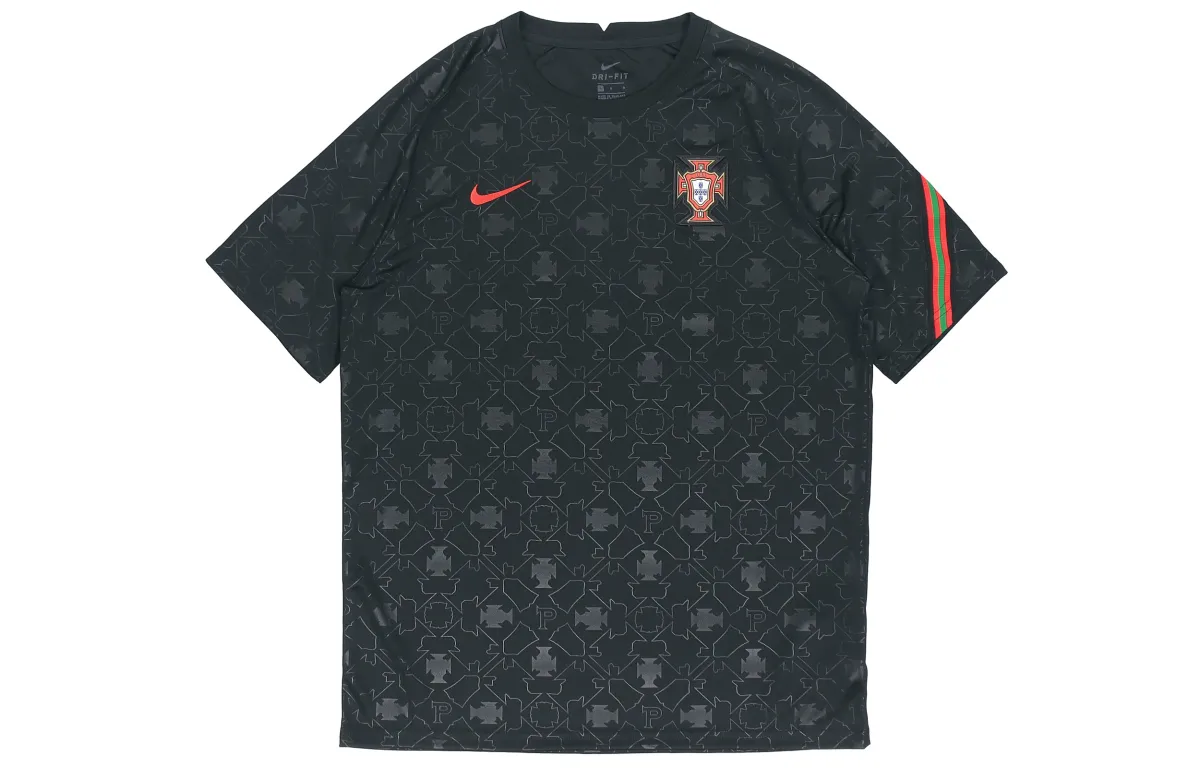 Nike Portugal National Football Team Soccer Jersey Men's Black