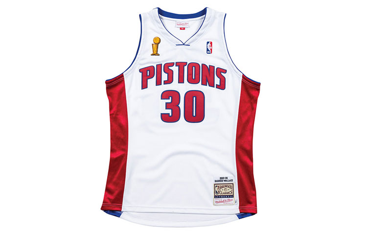 Mitchell Ness «NBA Detroit Pistons 03 Rasheed Wallace» basketball jersey