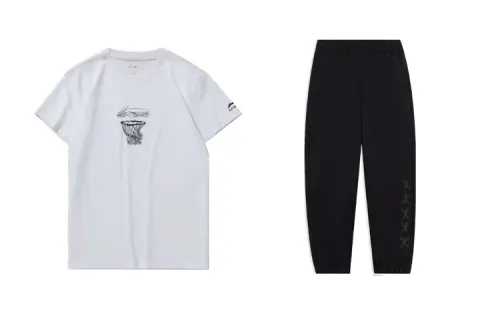 Li Ning Casual Sportswear Men's Crew Neck Moderate