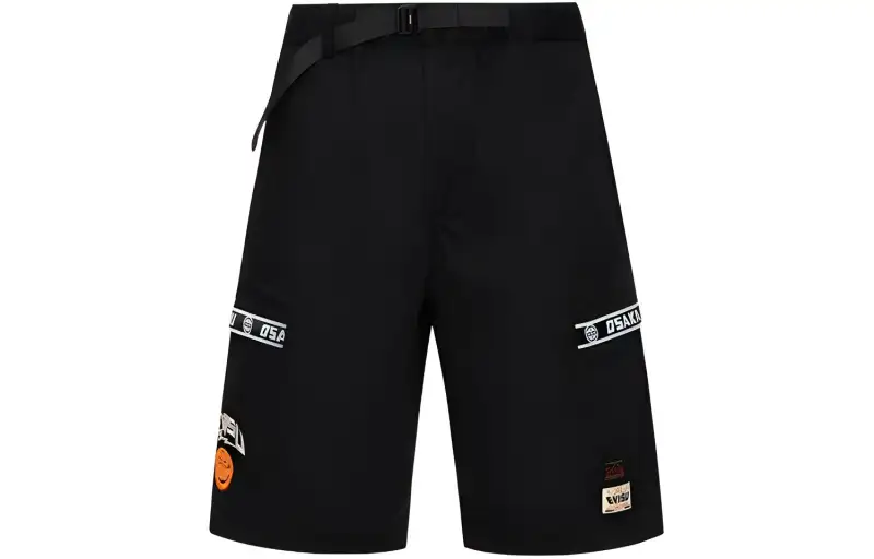 EVISU Casual Shorts Men's Black Moderate