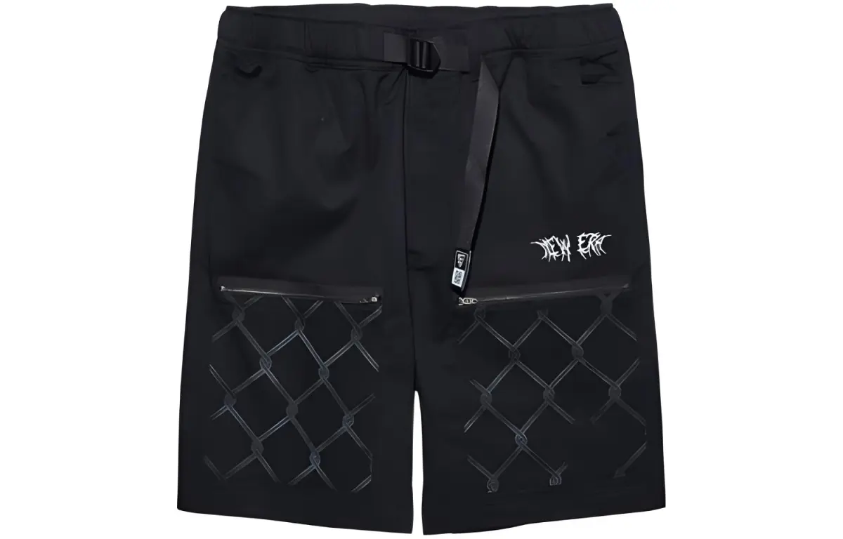 New Era Casual Shorts Unisex Black