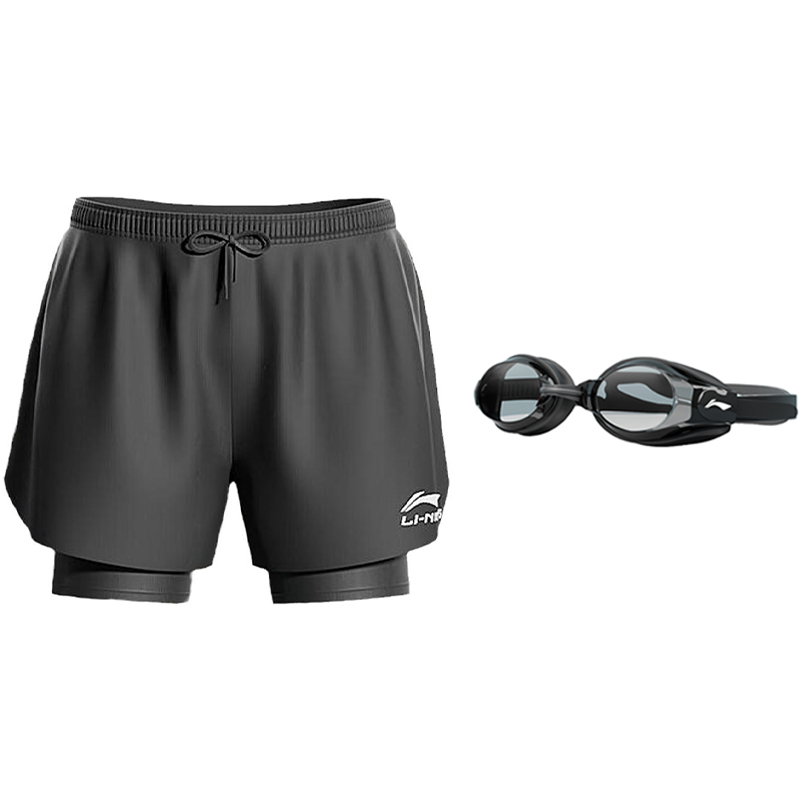 Li Ning Sports Fashion Collection Swim Pants Men’s Black