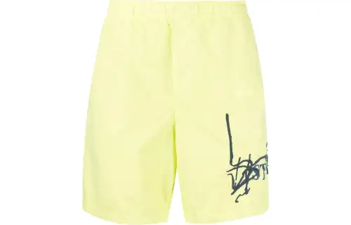 STONE ISLAND Casual Shorts Men's Bright Yellow Moderate