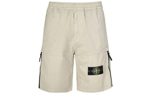 STONE ISLAND Casual Shorts Men's Camel Moderate