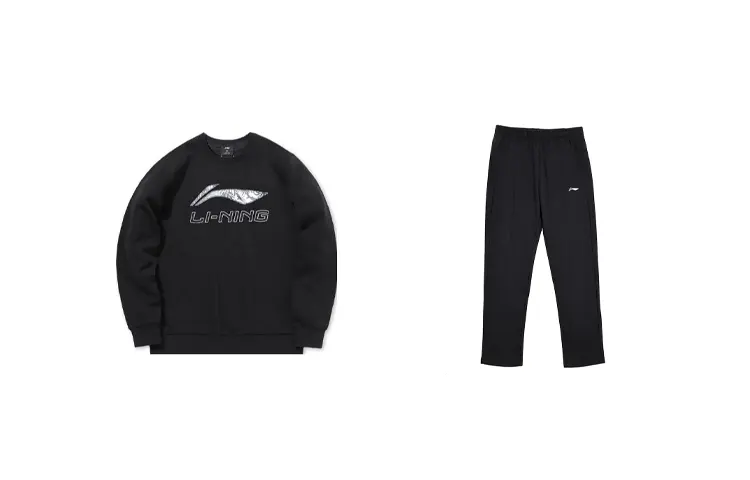 Li Ning Sports Fashion Collection Casual Sportswear Men's Crew Neck Moderate