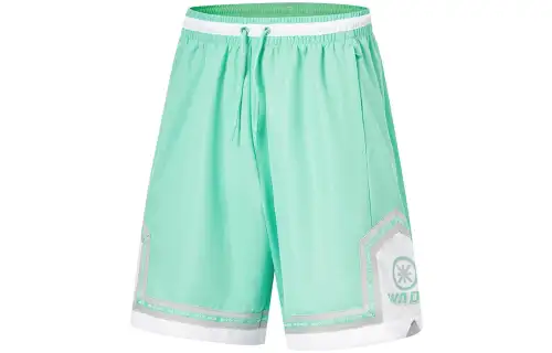 LiNing Wade Series Letter Mid-waist Straight Casual Shorts Men's Qingshui Bi