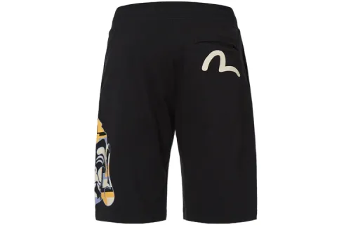 EVISU Casual Shorts Men's Black Moderate