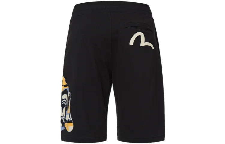 EVISU Casual Shorts Men's Black Moderate