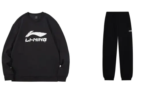 Li Ning Casual Sportswear Men's Crew Neck Moderate