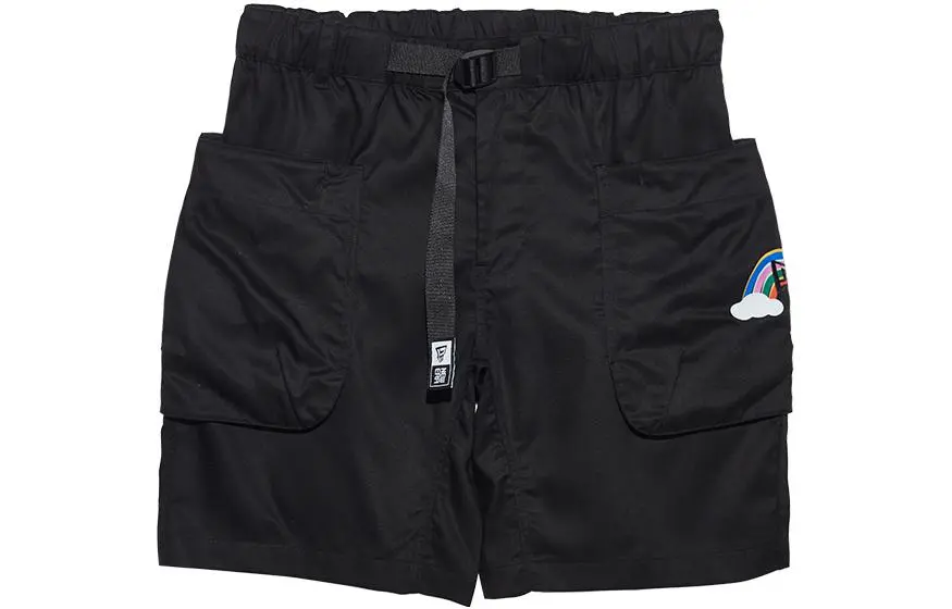 New Era Casual Shorts Unisex Black Moderate
