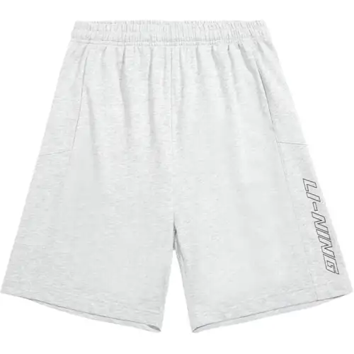 Li Ning Sports Life Collection Casual Shorts Men's Light Heather Gray