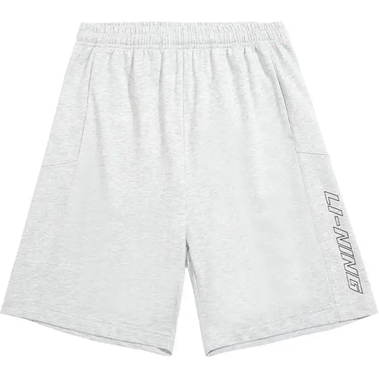 Li Ning Sports Life Collection Casual Shorts Men's Light Heather Gray