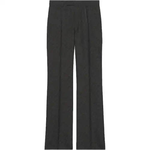 GUCCI Casual Pants Men's Gray Moderate Straight Fit Pants
