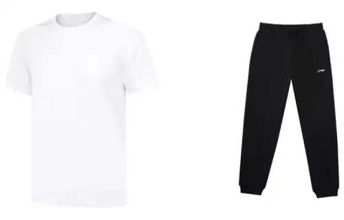 Li Ning Casual Sportswear Men's Crew Neck Moderate