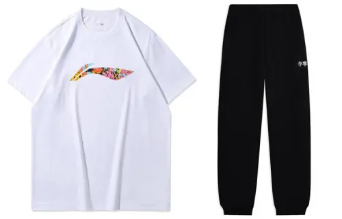 Li Ning Casual Sportswear Men's Crew Neck Moderate