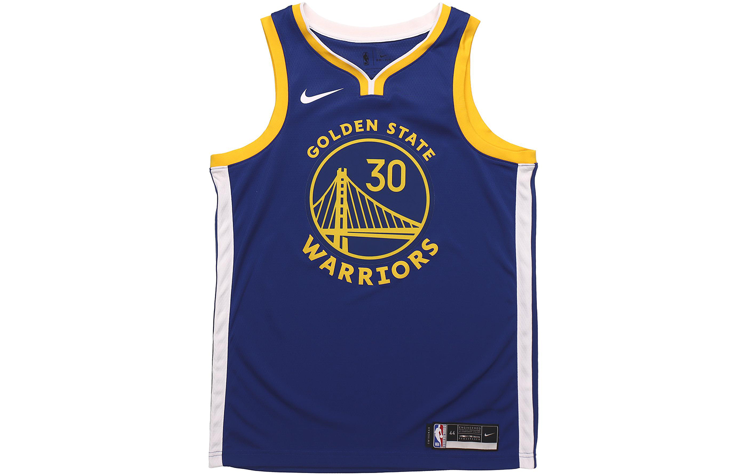 Nike Swingman NBA Jersey Team Limited Jersey SW Fan Edition Golden State Warriors Curry No. 30 2020-2021 Season Basketball Vest Men's Blue